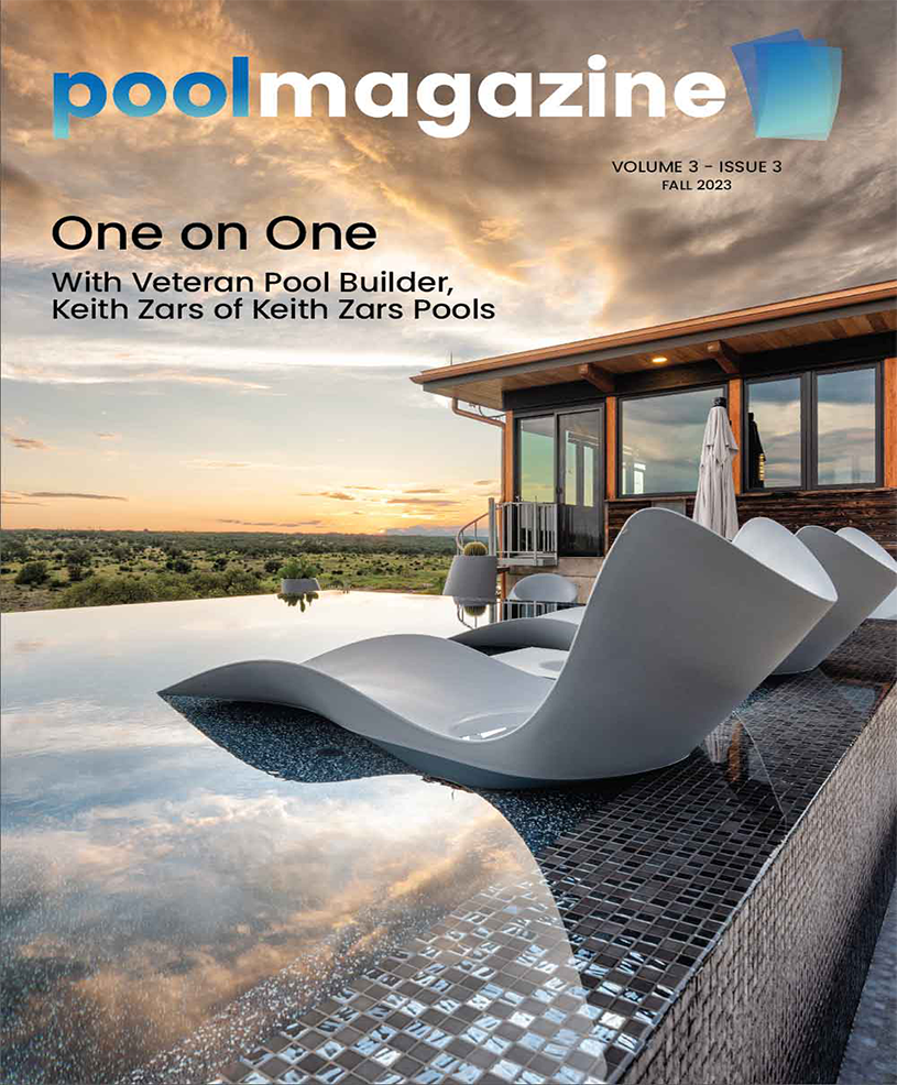 Cover Pool Magazine Volume 3 Issue 3 Fall 2023 - tieleman zwembadtechniek